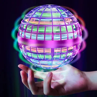 Real Flying Ball with USB Charging, Sports Activation Light and Floating Mechanism, Durable Lightweight Rotating Ball