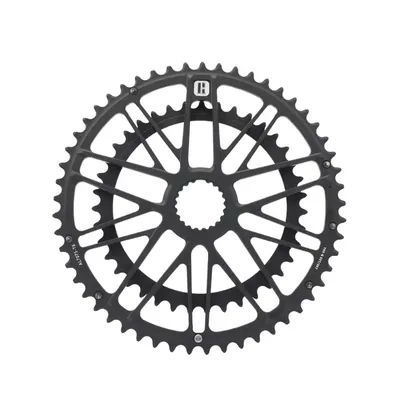 RIRO 46-54T Single & 50-34/52-36/53-39T Double Chainring for Shimano Direct Mount 10-12S Road Bike Chainwheel Accessories
