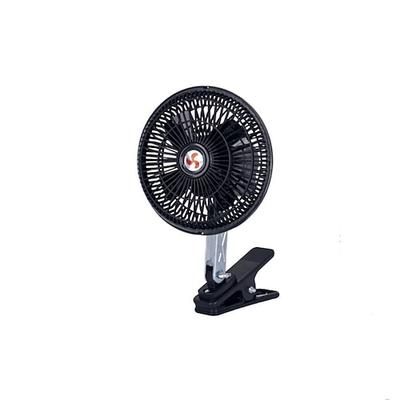 Ventilatore per auto 12V/24V con potente ventosa, ventilatore di raffreddamento per cruscotto e parabrezza ruotabile a 360°, circolatore d'aria portatile e silenzioso per SUV, camion, camper, veicoli,