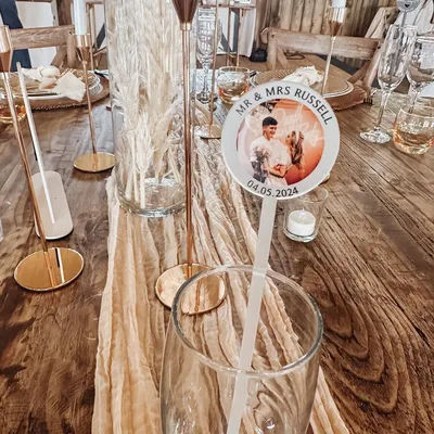 30/50/100/120 Custom Photo Drink Stir Wedding Gift Table Decoration Personalized Cocktail Stirrers Acrylic Party Drink Stirs