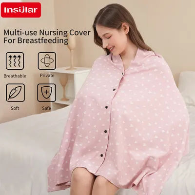 Breathable Baby Feeding Nursing Covers Mum Breastfeeding Nursing Poncho Cover Up Adjustable Privacy Apron Outdoors Nursing Cloth