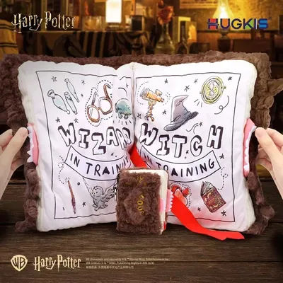 Hugkis Harry Potter Plush Toy Magic School Around The Monster Book Pendant Monster Book Pillow Fans Holiday Gifts