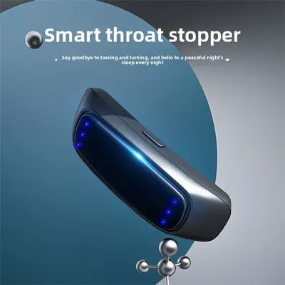 EMS Pulse Stop Snore Portable Comfortable Sleep Well Stop Snore Health Care Sleep Apnea Aid USB Smart Anti Snoring Device