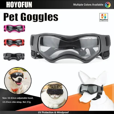 Small Breed Dog Goggles UV Protection Puppy Sunglasses Windproof Outdoor Riding Pet Eyewear