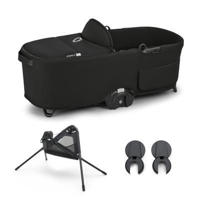Bugaboo Dragonfly Bassinet Complete + Stand Bundle - Midnight Black