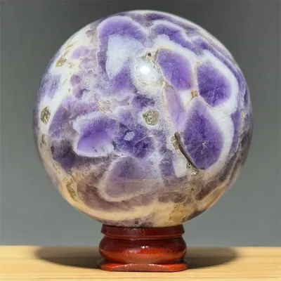 Dream Amethyst Ball Natural Quartz Crystal Home Feng Shui Decoration Reiki Therapy Spiritual Meditation Energy Massage Gemstone