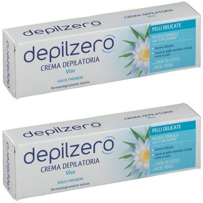 Depilzero Crema Depilatoria Viso 2x50 ml