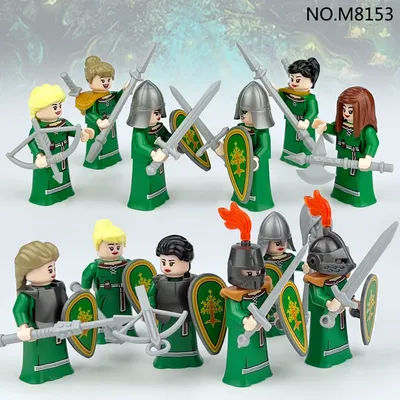 Children's Building Blocks Toy Mini Figure Humanoid Dolls Cartoon Character Birthday Gift Educational Playset for Kids