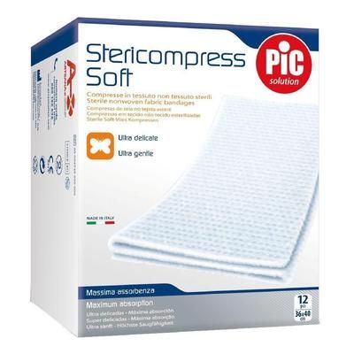 Pic Solution Stericompress Soft 7,5 x cm 6x12 pz Compresse