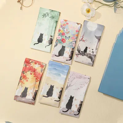1pc Cute Cat Print Sunglasses Pouch Portable PU Leather Eyeglass Case Stylish Animal Paint Storage Bag for Women Daily Use Trave