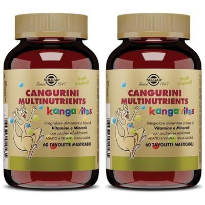 Cangurini Multinutrients Frutti Tropicali 60 Tavolette 2x95,7 g Compre