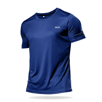 Haute qualité Polyester hommes course t-shirt séchage rapide Fitness chemise entraînement exercice vêtements gymnastique Sport chemise hauts léger