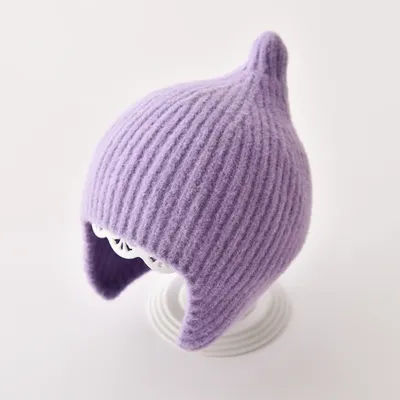Nouveau mignon chapeau de Protection des oreilles automne hiver chaud tricoté chapeau coupe-vent doux oreillette casquette pour bébé