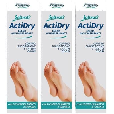 Saltrati Actidry Crema Antitraspirante 3x100 ml
