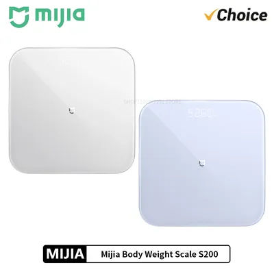 Balance de poids intelligente avec affichage numérique LED, mesure précise, Bluetooth 5.4, S200, nouveau