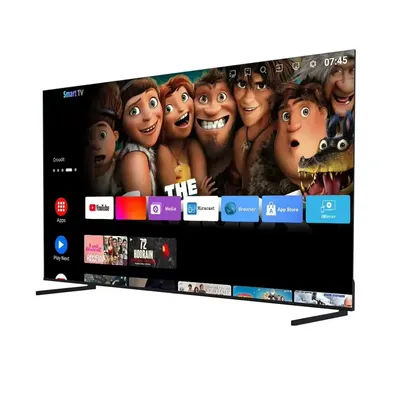 50 55 65 75 85 100 Inch 4K UHD Full Display Android Smart LED TV for Home Use