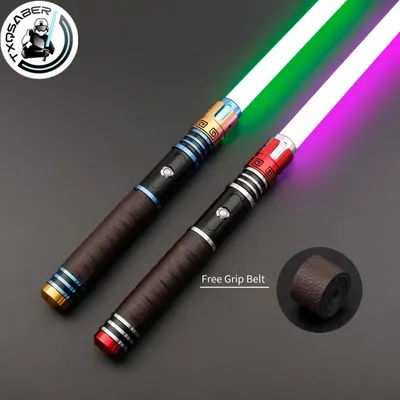 TXQSABER Heavy Dueling Smooth Swing Lihgtsaber Bluetooth Control Gesture Ignition Sword Blaster Cosplay Jedi Kids Toys