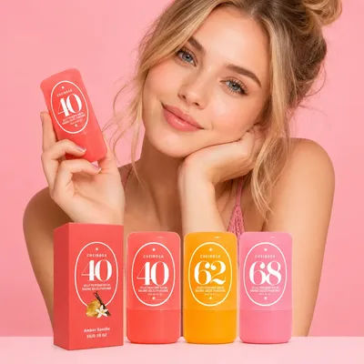 Jelly Perfume Balm 3 Scents 40 Amber Vanilla 62 Almond Caramel 68 Lychee Fruity Long Lasting Portable Solid Perfume