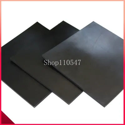 Black FKM Fluorine Rubber Sheet Thick 1/2mm High Temp Resistance Silica Gel Plate 100x100x1mm 100x100x3 200x200x1 200x200x2mm