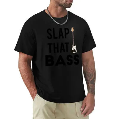 SLAP THAT BASS T-Shirt haut décontracté à manches courtes pour Noël