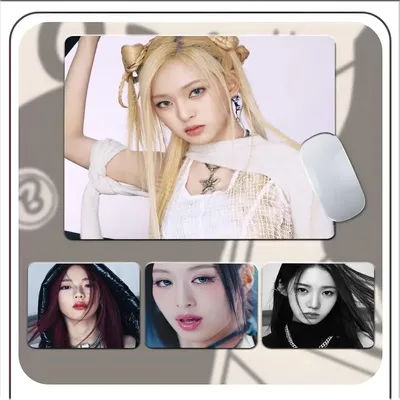 Tapis de souris Kpop Girls Band BabyMonster, petit tapis de souris LockEdge pour les joueurs, tapis de bureau d'ordinateur rectangulaire en caoutchouc antidérapant