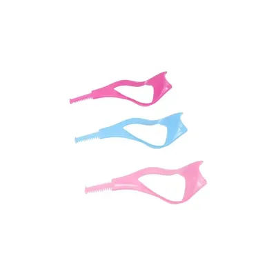 3 In 1 Mascara Shield Guard Plastic Local Warping Eyelash Tools Mascara Applicator Tool Eyelash Tool Eyelash Comb Makeup Tools