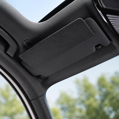 Prolunga parasole per auto, piastra di estensione parasole con doppia morsa di stabilità, parasole antiabbagliamento per finestrini anteriori e laterali, installazione non distruttiva, compatibile