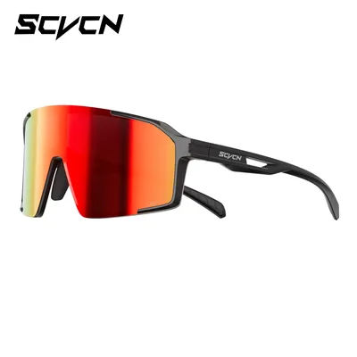 SCVCN Fashion Sunglasses for Men Cycling Glasses UV400n Women Driving Glasses MTB Road Bike Sport Eyewear Running