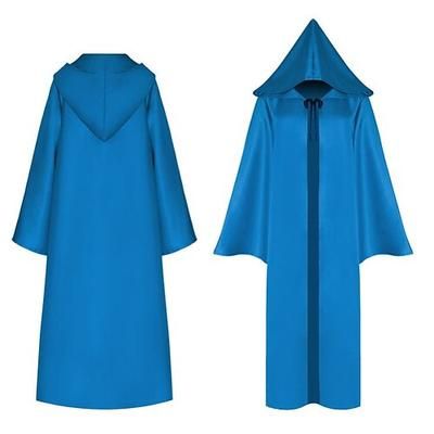 Retrò Vintage Medievale Rinascimento Mantello Strega Costumi da mago Ranger Costume Unisex Fantasia Halloween Carnevale Fiera Rinascimentale LARP Bambini Mantello