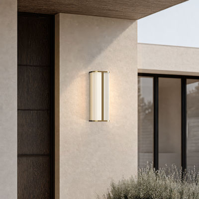 Arden | Modern Outdoor Sconce | Brushed Gold | Outdoor Lighting | MOD LIGHTING