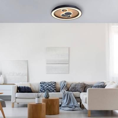 Paul Neuhaus Plafoniera soffitto Eliza, Legno chiaro, Soggiorno / Sala da pranzo, Legno, Plafoniera