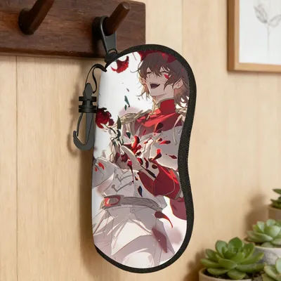 Étui à lunettes Anime P-Persona 5, étui à lunettes de soleil à fermeture éclair, boîte à lunettes de voyage classique, rangement unisexe pour lunettes