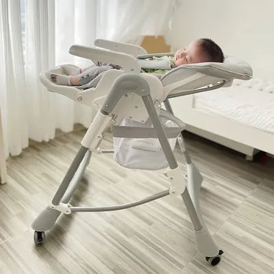 Baby Dining Chair Household Movable Foldable Unboxing No Installation Children's Meals for Infants Toddlers