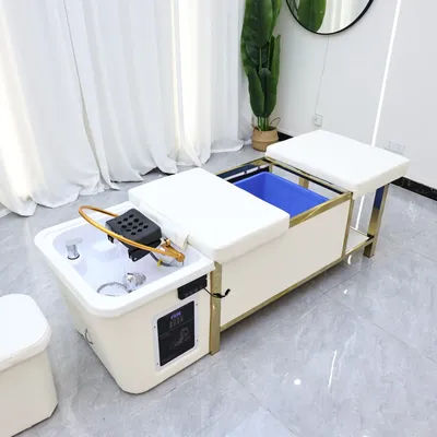 XinSheng Shampoo Bed, Head SPA Salon Beds with Water Circulation Device, Massage Table, Furniture for Hair Salons and SPA