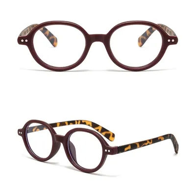Lunettes d'ordinateur lunettes ovales lunettes ovales bloquant la lumière bleue lunettes à petite monture pour la lecture utilisation sur ordinateur femmes
