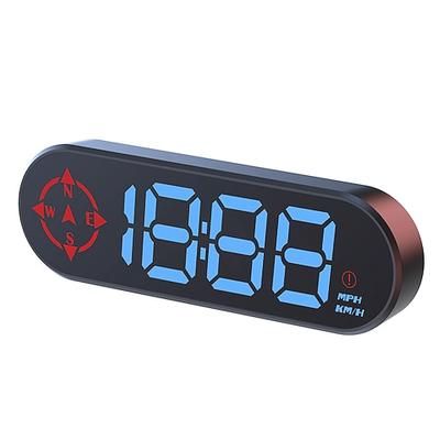 display head-up universale per auto g29, tachimetro GPS con bussola, rilevamento della velocità allarme di guida in stato di affaticamento, distanza di guida tempo, display digitale a LED per tutti