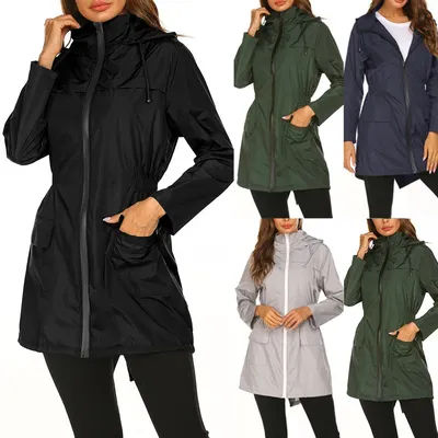 W2EJOURNEY Manteau matelassé pour femme de haute qualité, taille EU/US, coupe ajustée, à capuche, imperméable, pour l'automne et l'hiver