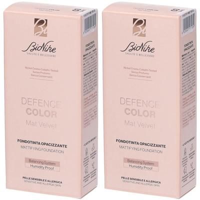 Bionike Defence Color Mat Velvet Fondotinta Opacizzante 03 Sand 2x30 m