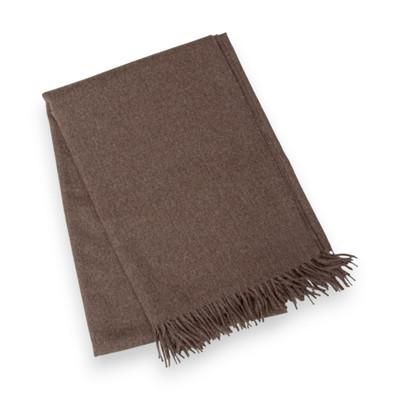 Blissful Chocolate Dream,'Soft 100% Baby Alpaca Fringed Throw in a Chocolate Brown Hue'