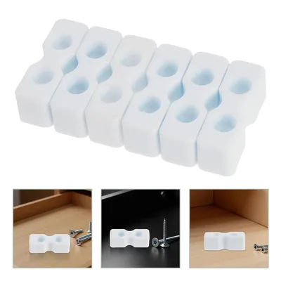 20Pcs Baby Crib Screws Accessories Plastic Bed Frame Pegs Stable Furniture Support Brackets Replacement Bed Rail Fittings