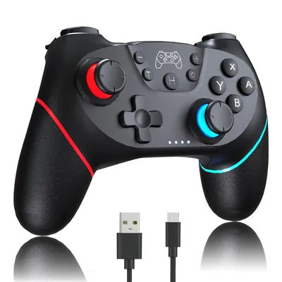 Bluetooth-Compatible Wireless Gamepad For Nintendo Switch 1/2/Lite/Oled Controller for Android/PC Controls Joystick with 6-Axis
