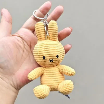 12cm Multi Style Cute Miffy Plush Toy Keychain Kawaii Soft Doll Rabbit Animal Pillow Anime Cartoon Plush Pendant Christmas Gifts