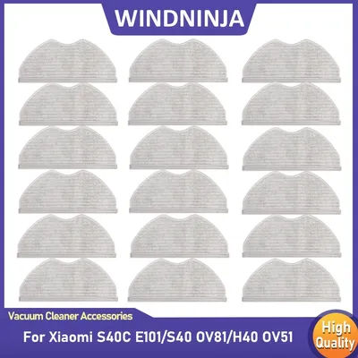 Mop Cloths For Xiaomi S40C E101/S40 OV81/H40 OV51 Robot Vacuum Cleaner Accessories Washable Mop Rags Parts Replacement