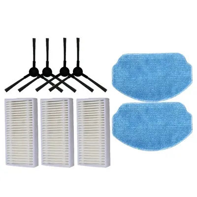 Robot Vacuum Cleaner Dust HEPA Filter Side Brush Mop Cloth Rags for MAMNV /GOOVI /ZCWA BR151 Robot Vacuum Cleaner Parts
