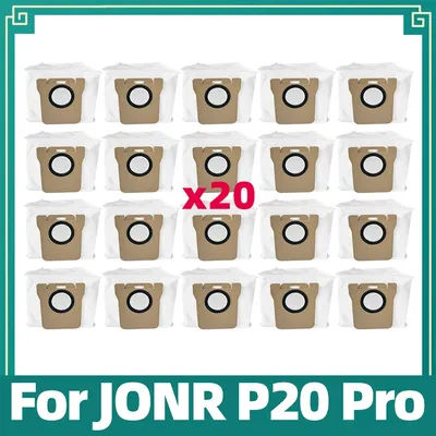 Compatible For JONR P20 Pro Robot Vacuum Cleaner Accessories Dust bag Spare Parts Kits
