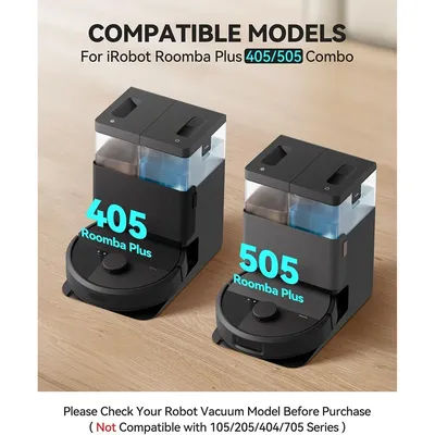 【A88X】For Irobot Roomba Plus 505/405 Combo Replacement Parts 8 Pieces Robot Vacuum Cleaner,Accessories Kit