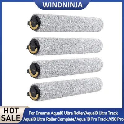 Replacement Parts Roller Mop Drum Brush for Dreame Aqua10 Ultra Roller, Aqua10 Pro Track/Ultra, X50Pro Robot Vacuum Cleaner