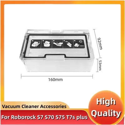 Replacement Dust Box for Roborock S7 S70 S75 T7s Plus T7s S7 Plus Robot Vacuum Cleaner Spare Part Dustbin Accessories
