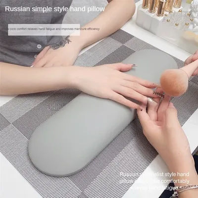 Russian Style Manicure Hand Pillow Set Simple Style Hand Pad Table Mat Internet Celebrity Style Professional Nail Salon Tools