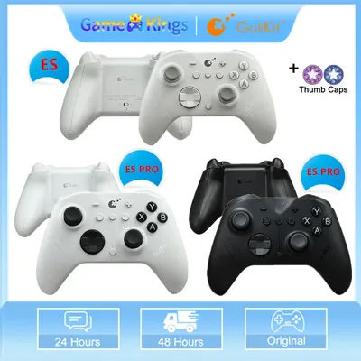 Gulikit ES/ES PRO Wireless Controller For Nintendo Switch 2, Bluetooth, for Windows, Android, iOS Game Accessories, BLACK/white